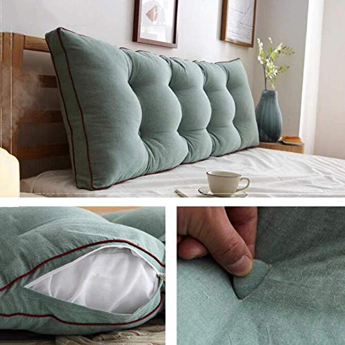 Cuscino Schienale Per Letto E Divano - 80x50cm, Morbido, Removibile, Per Supporto Lombare - Foto 3