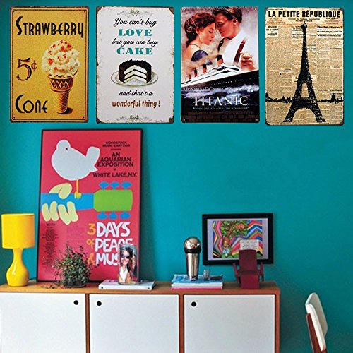 Ducomi Targhe Vintage Metallo Decorative per Cucina e Casa ...