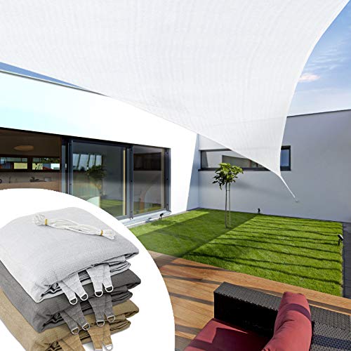 Set Di 2 Pali In Acciaio Per Tende Da Sole - Altezza 220cm, Basi 12x12cm, Fissaggio Robusto - Foto 5