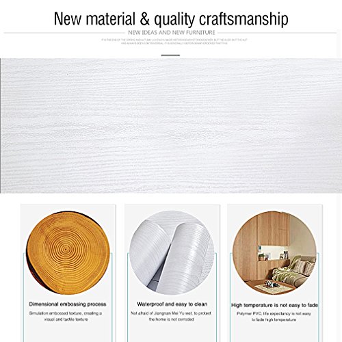 Nastro Adesivo Effetto Legno Marrone - 5,7cm X 4,57m Per Riparazioni Mobili - Foto 5